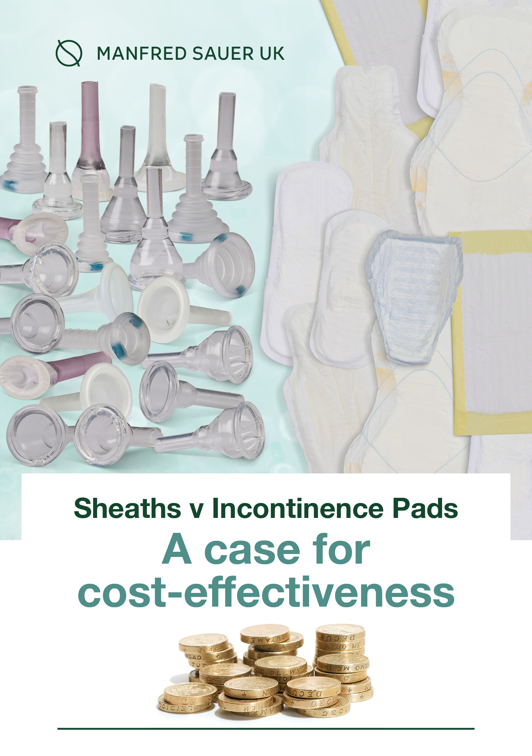 Sheaths vs Incontinence Pads booklet 